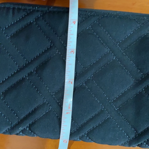 Vera Bradley Large Top Zip Wristlet Black - Picture 10 of 10
